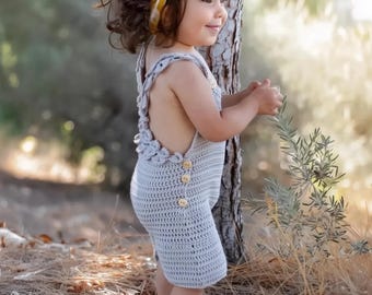 Crochet Romper Pattern: Boho Baby Overalls (PDF Tutorial)