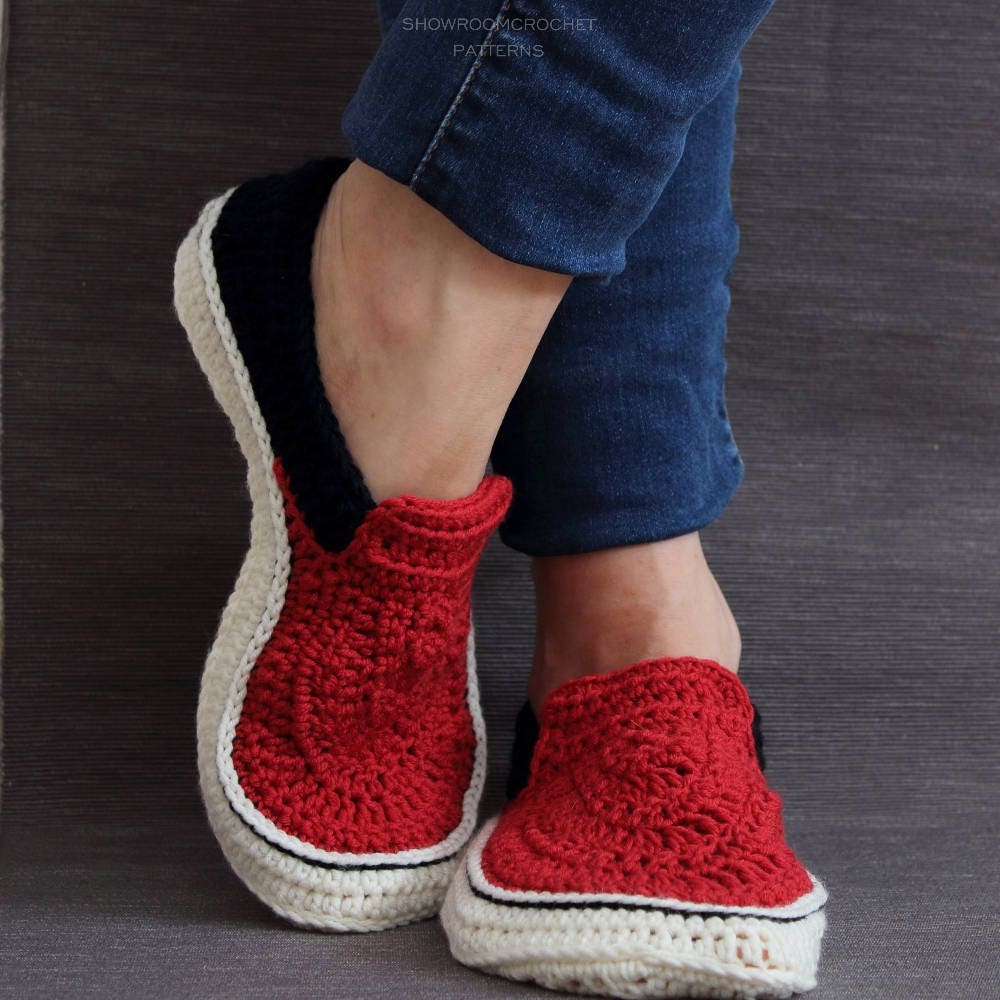 Chaussons crochet Nike - Fait main