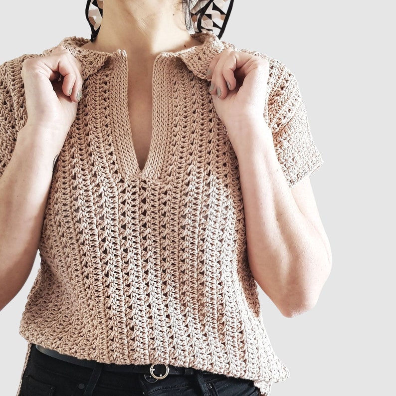 Anica Sweater. Crochet Pattern. - Etsy