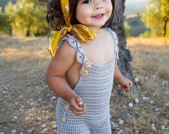 Crochet Romper Pattern: Boho Baby Overalls (PDF Tutorial)