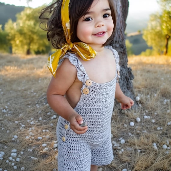Crochet Romper Pattern: Boho Baby Overalls (PDF Tutorial)