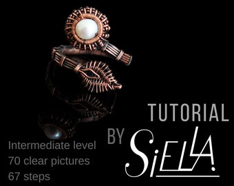 Wire wrap ring TUTORIAL with seamless coil, DiY JEWELRY Tutorials Wire wrapping intermediate Flower Ring tutorial wire weaving tutorial