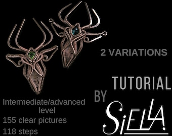 WIRE Wrapping TUTORIELS wire wrap BIJOUX Tutoriels Wire wrap Pendentif tutoriel tutoriels de tissage de fil fil de cuivre tutoriels de fabrication de bijoux