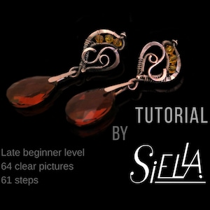 WIRE Wrapping TUTORIAL wire JEWELRY Tutorial Wire wrap tutorial Earrings wire weaving tutorials copper wire jewellery making tutorials diy