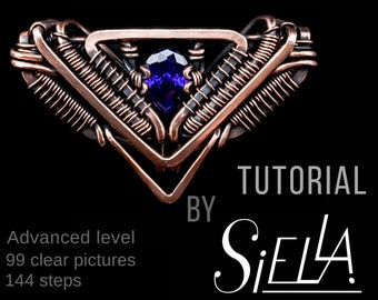 Draadweven borgtocht tutorial, Wire Wrapping geavanceerde decoratieve borgtocht