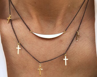 925 Sterling Silver 18mm Polished Maltese Religious Faith Cross Pendant Necklace Jewelry Gifts for Women