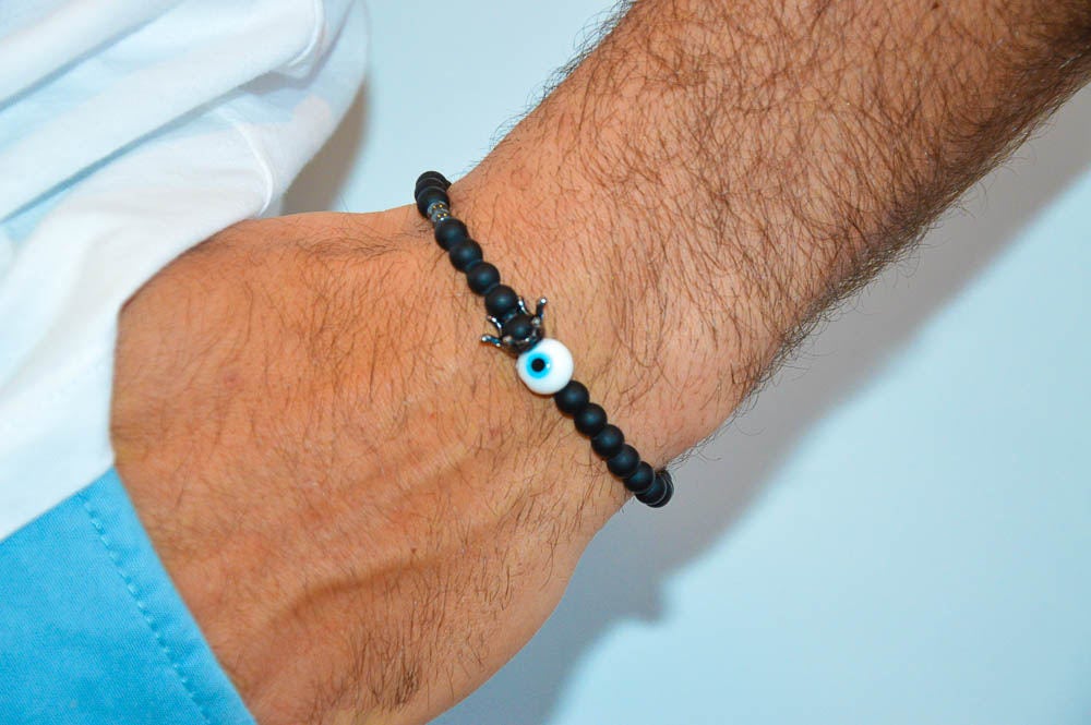 Evil Eye Bracelet Mens Bracelet 