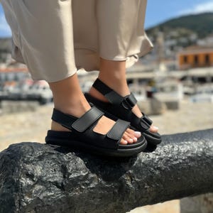 Platforms, Leather Sandals, Flat Sandals, Women Sandals, Wedges Sandals, Scratch Sandals, Gift for Her, Made from Full Grain Leather