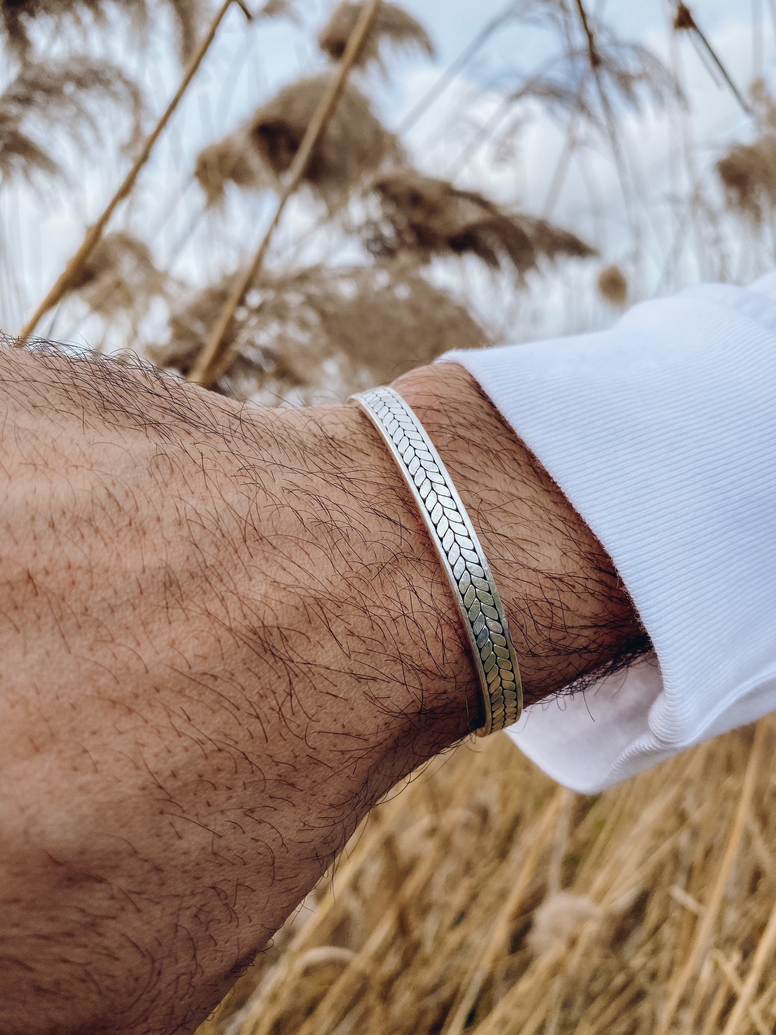 Men's Bracelet Bangle Bracelet Men Silver Bangle - Etsy