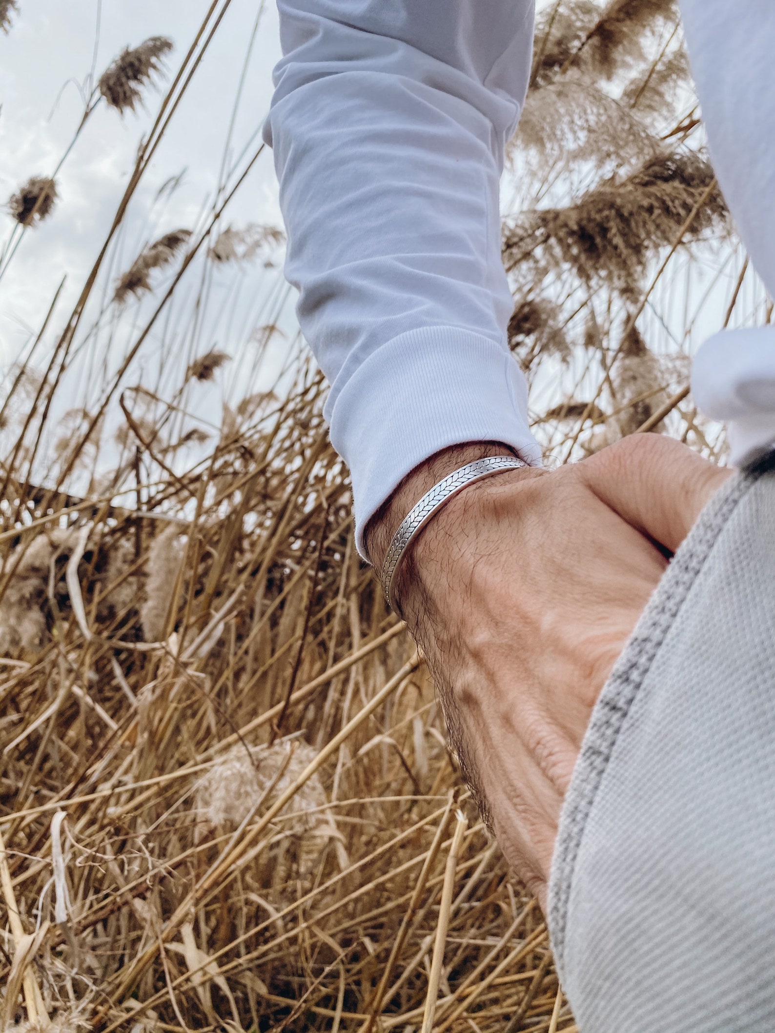 Men's Bracelet Bangle Bracelet Men Silver Bangle - Etsy