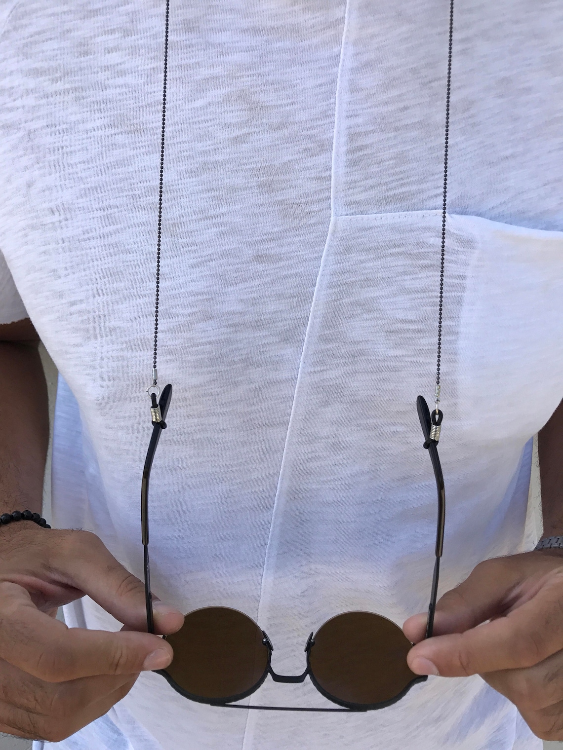 Men's Glasses Chain Black Glasses Chain Men Sunglasses Etsy