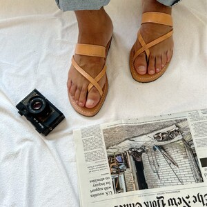 Mens Sandals, Handmade Leather Sandals Men, Greek Summer Shoes, Mens Beach Sandals. image 8