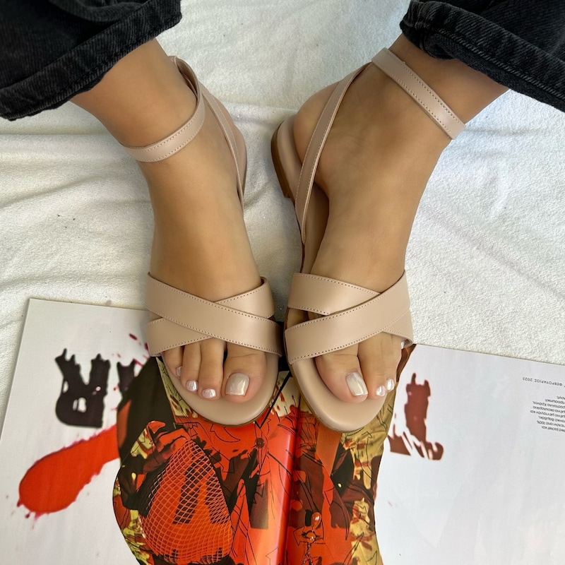 Nude Womens Sandals - Etsy