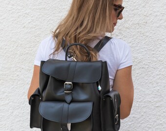Buy Leather Backpack, Women's Backpack, Leather Rucksack, College