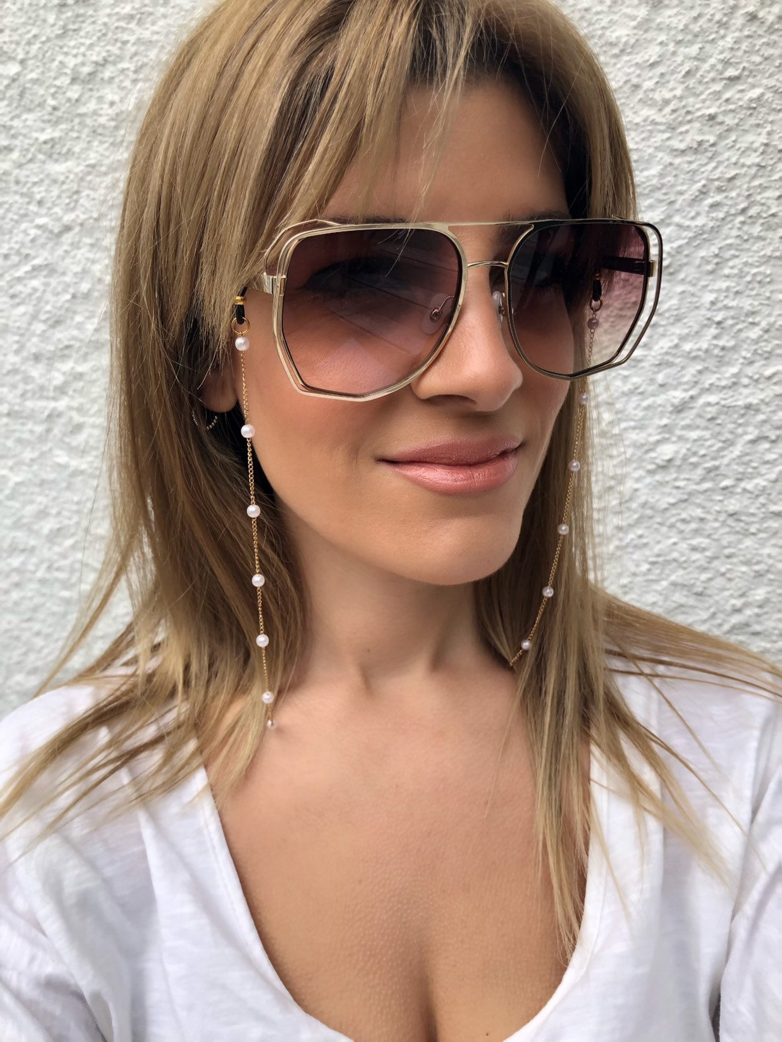 Eyeglass Chain Gold Glasses Chain Sunglasses Chain Eyeglass Etsy Canada