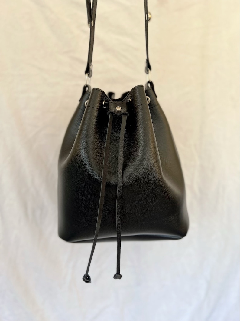 Shoulder Bag Leather Bucket Bag Crossbody Bag Leather - Etsy