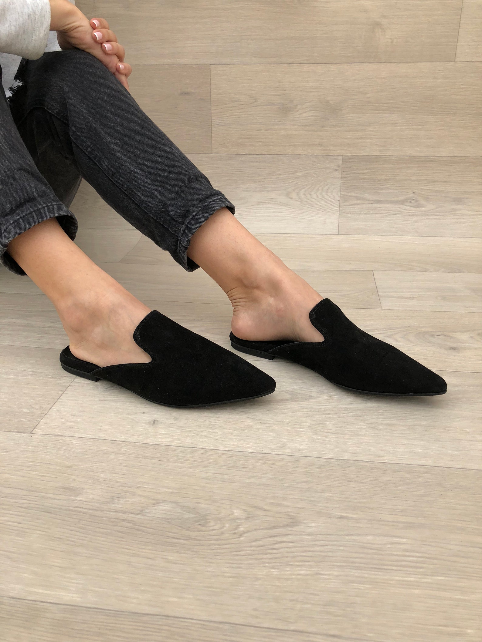 Mules Damen Leder Mules Wildleder Mules Damen Mules | Etsy