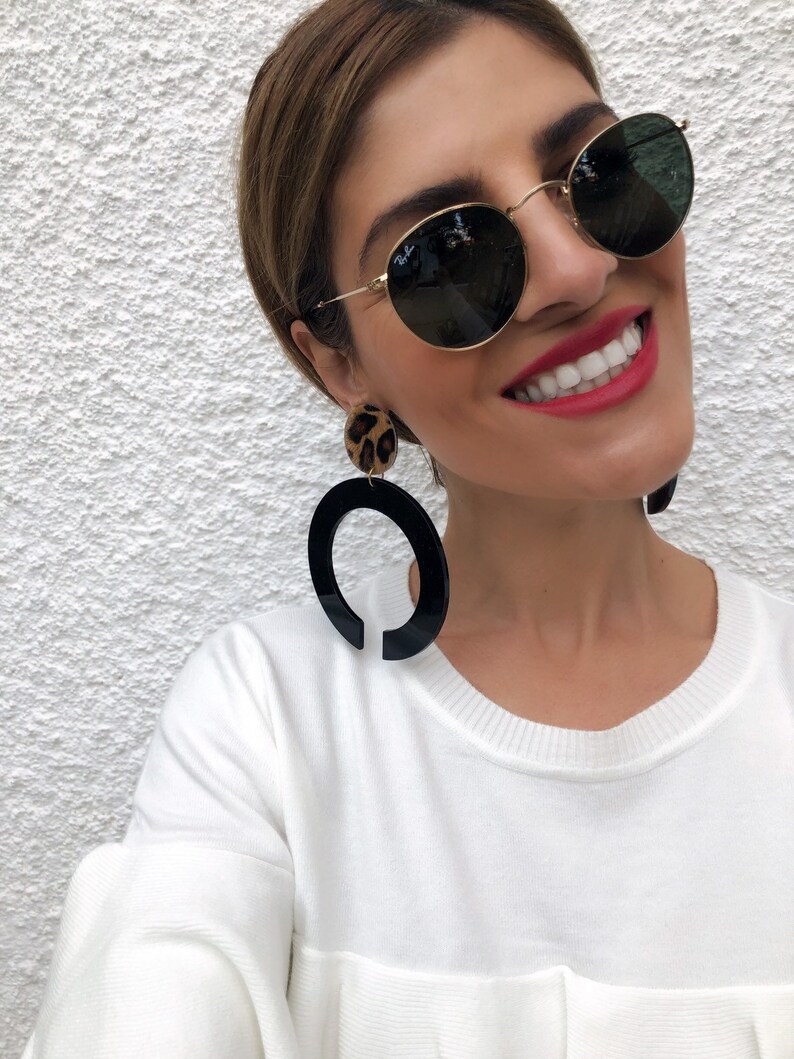 Large Hoop Earrings Clip On Earrings Big Hoop Earrings Etsy