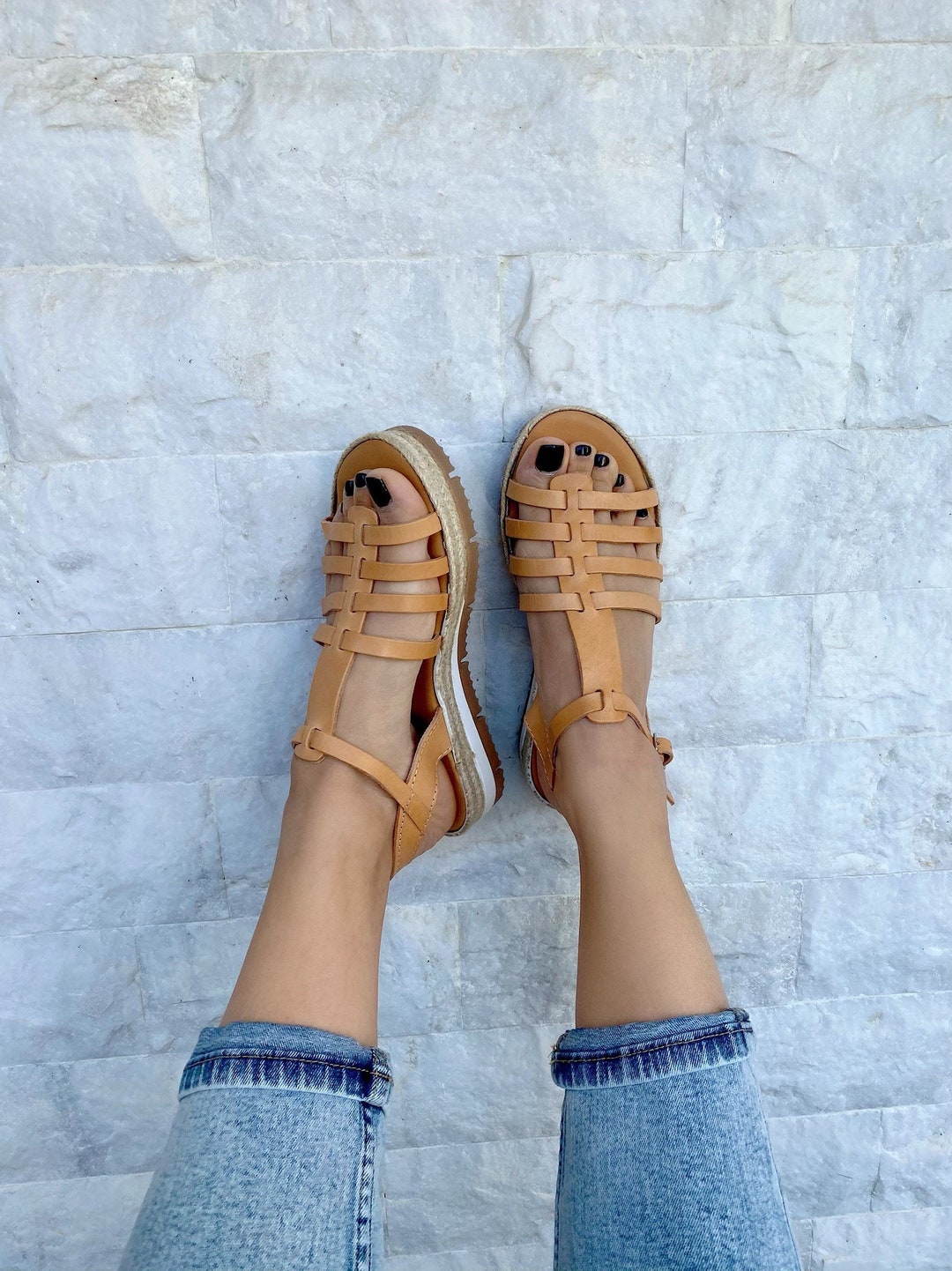 Brown Sandals Gladiator Sandals Women Greek Sandals Leather - Etsy