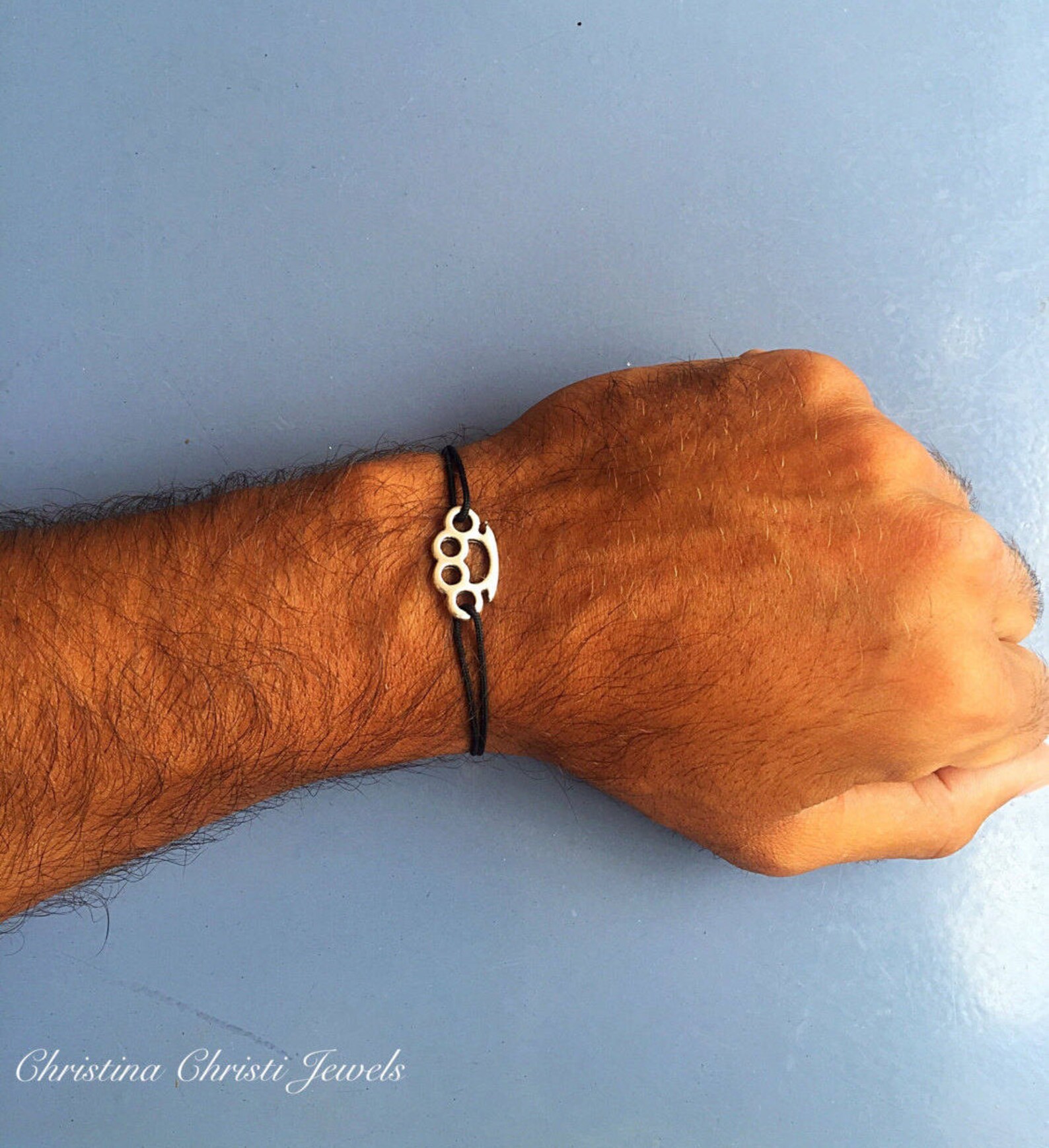 Bracelet Men Brass Knuckles Bracelet Men's Bracelet Etsy