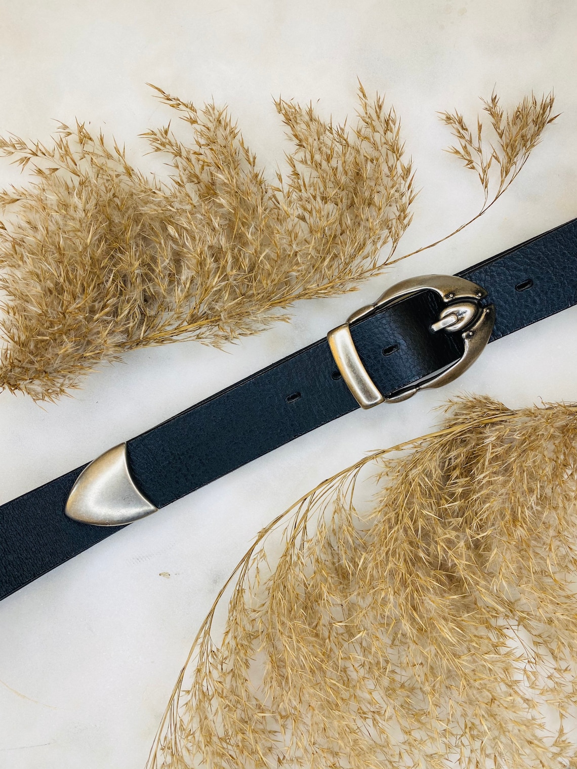mens silver belt