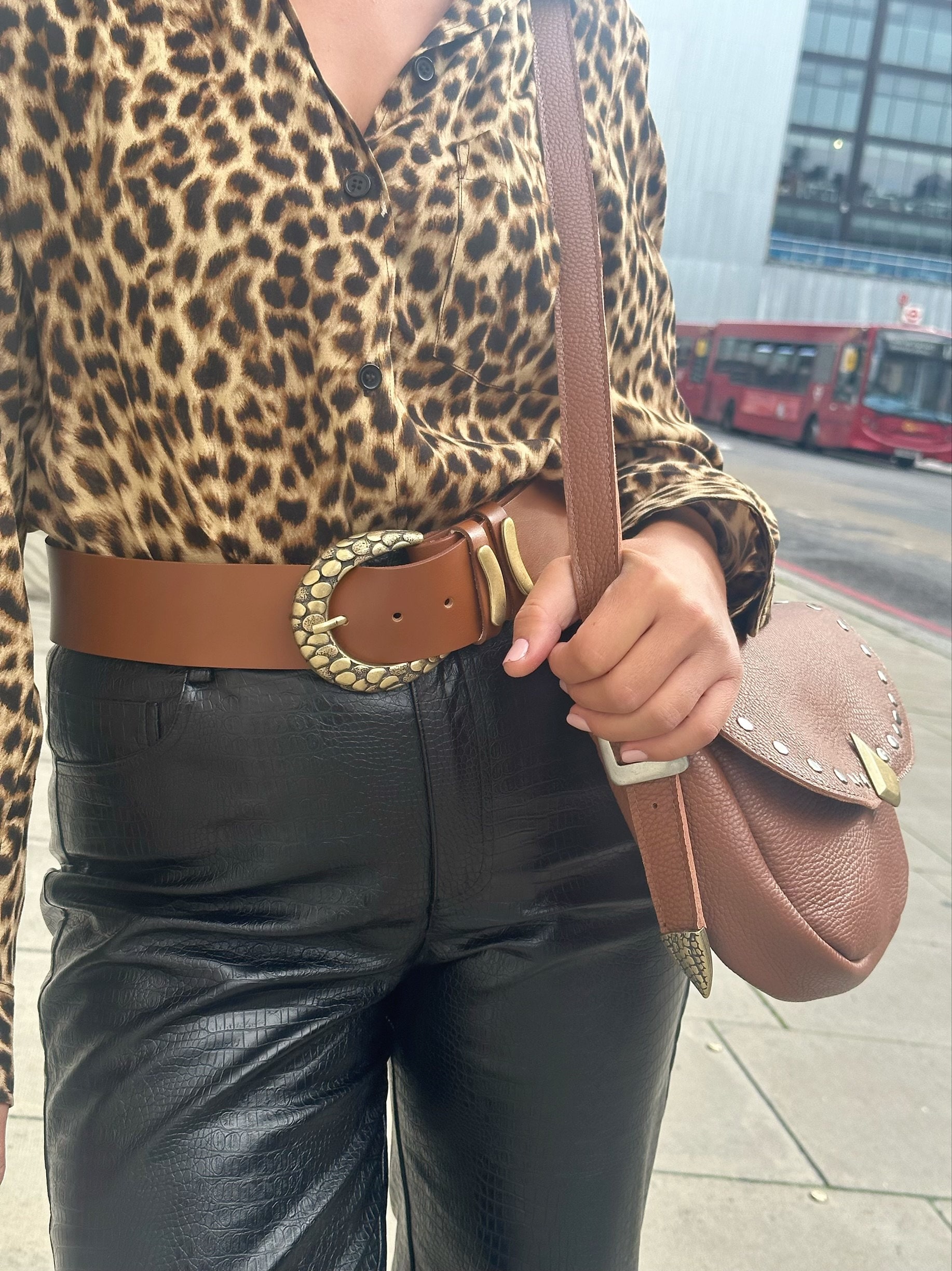 【cacharel】 BROWN LEATHER wide BELT il_fullxfull.5467353291_3p49.jpg