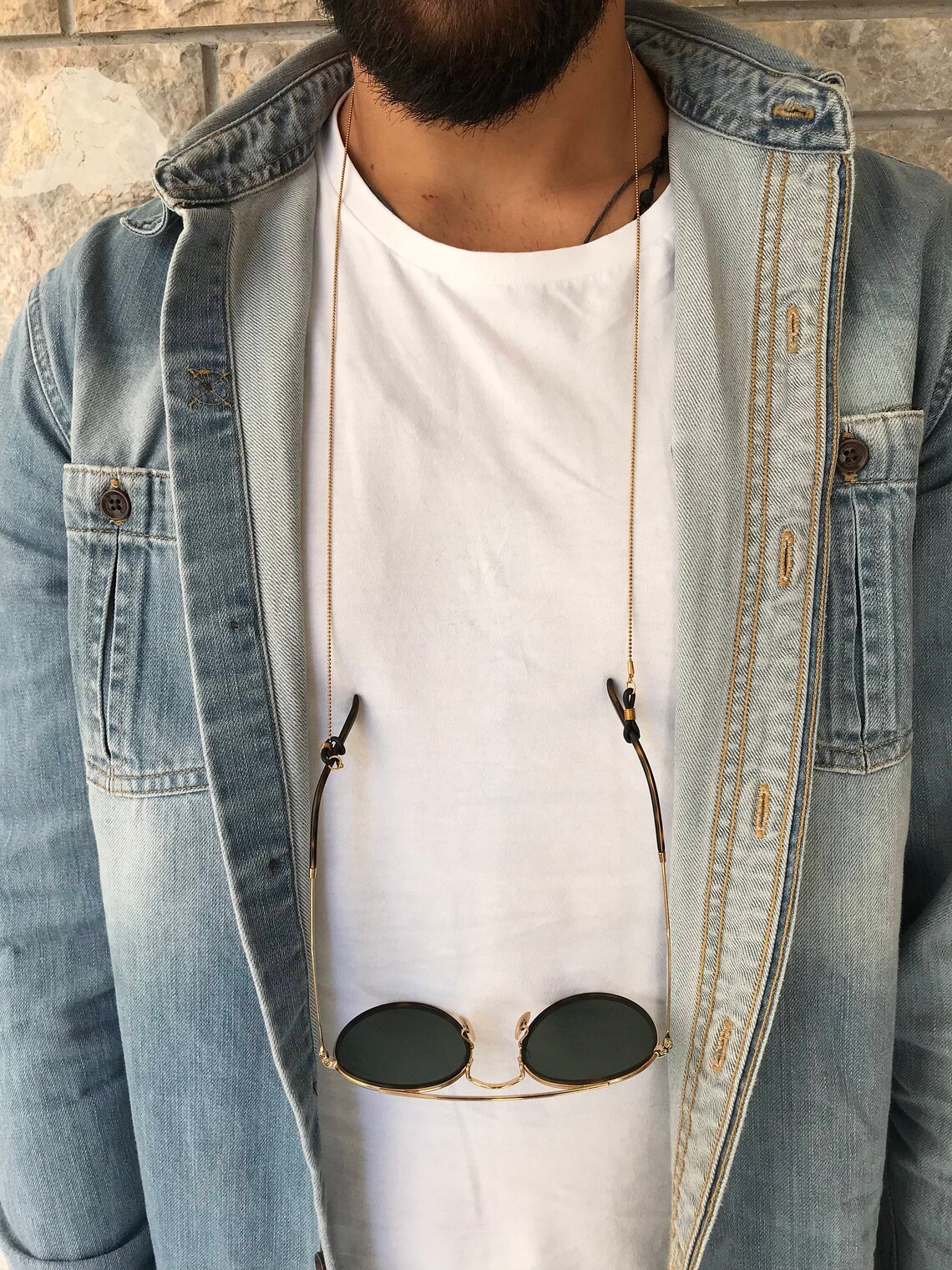 Men's Glasses Chain Gold Glasses Chain Men Sunglasses Etsy