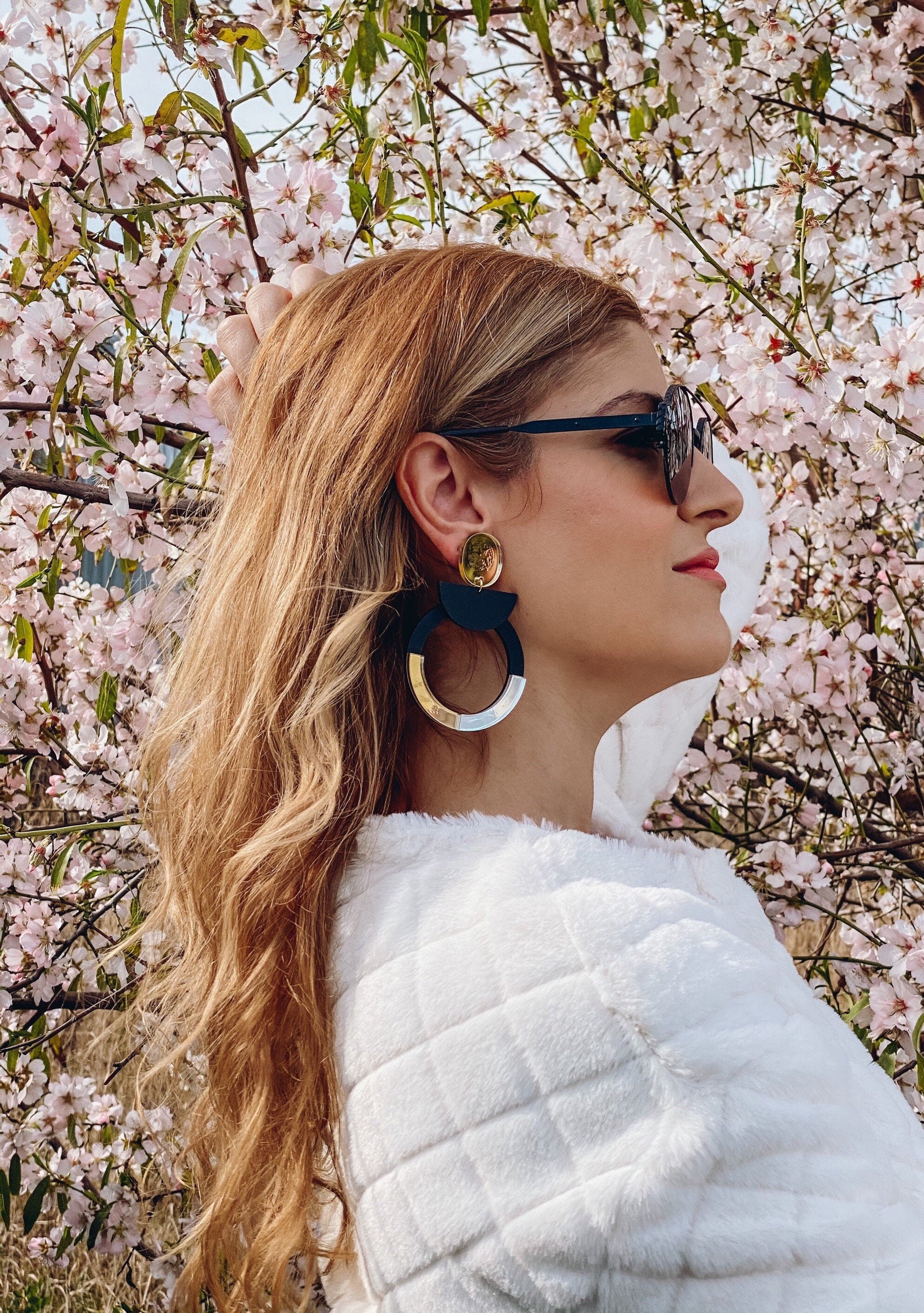 Ethnic Clip Earrings Etsy UK