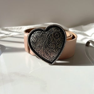 Women Leather Belt, Handmade Belt, Waist Belt, Beige Leather Belt, Gift for Her, Made from Real Genuine Leather - Αmour d&#39;été