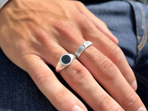 Rings Men, Silver Rings, Adjustable Rings, Mens Jewelry, Rings for