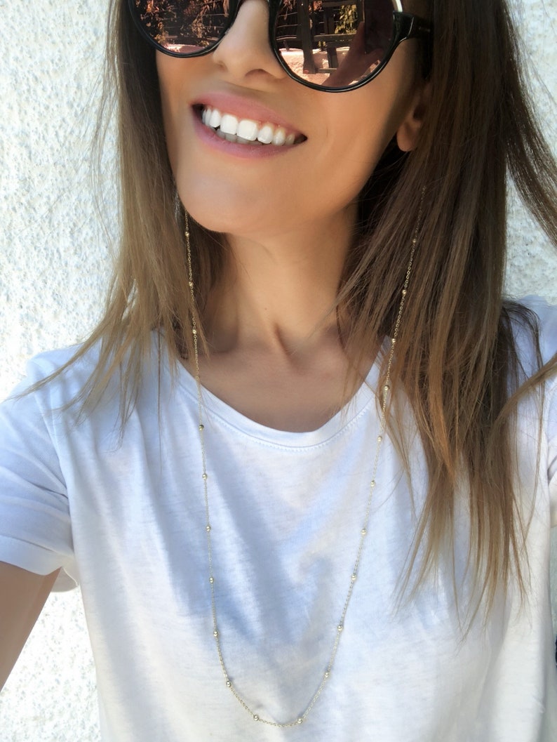 Gold Glasses Chain Gold Sunglasses Chain Laces for Etsy UK