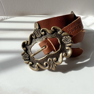 Brown Leather Belt Women, Thin Belt, Gift for Her, Made From Real Genuine Leather, Made in Greece. - Slim & Chic