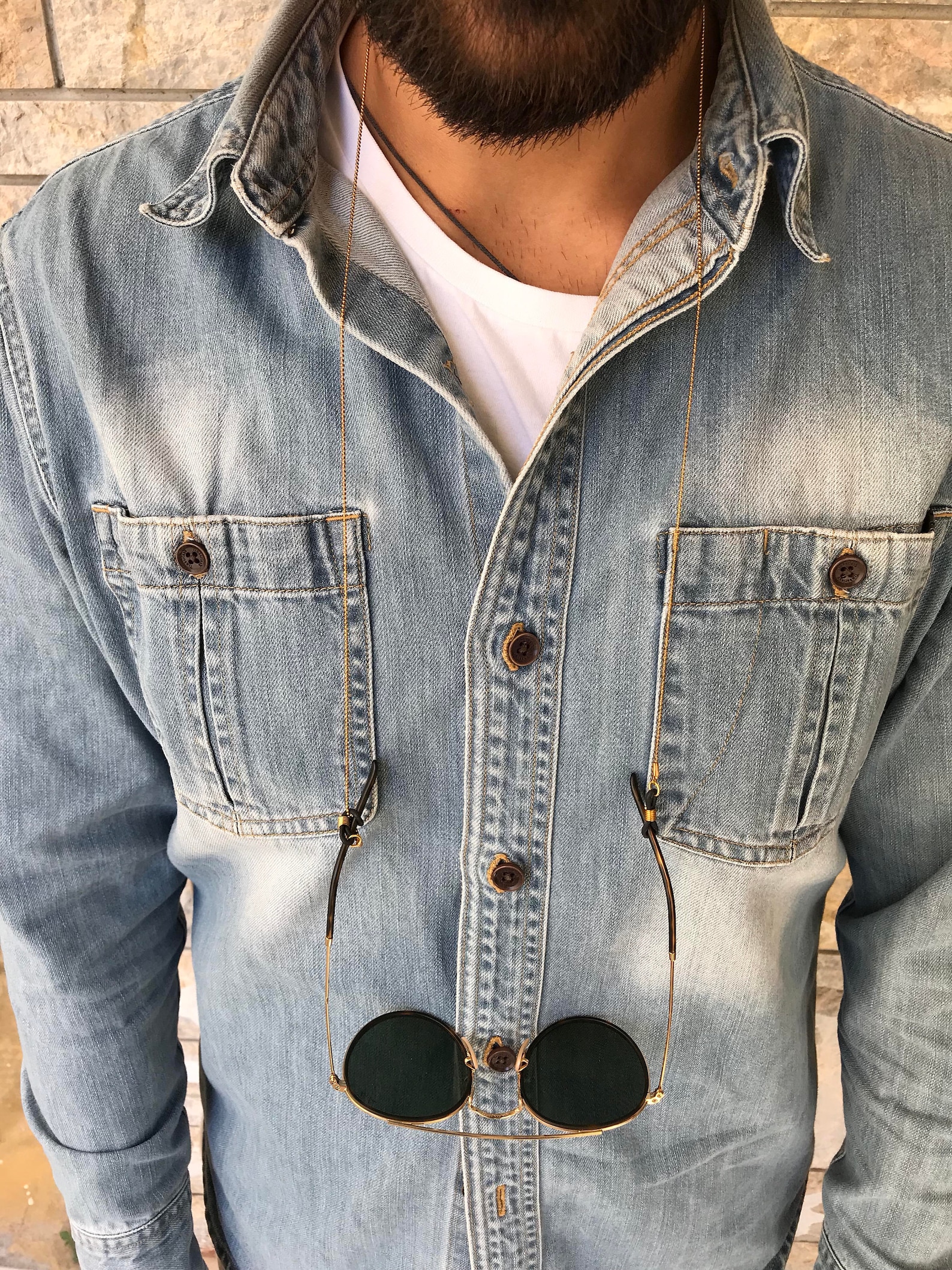 Men's Glasses Chain Gold Glasses Chain Men Sunglasses Etsy