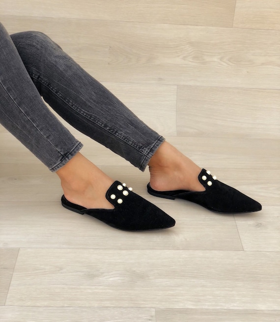 Mules Summer Shoes Women's Mules Black 