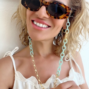 Glasses Chain Women, Sunglasses Chain Women, Gold Chain Sunglasses, Eyeglasses Holder, Gold Sunglasses Chain, Gift for Her, Made in Greece.
