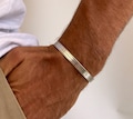 Men's Bracelet, Bangle Bracelet Men, Silver Bangle Bracelet, Cuff Bracelet Men, Gift for Him, Made in Greece, by Christina Christi Jewels.