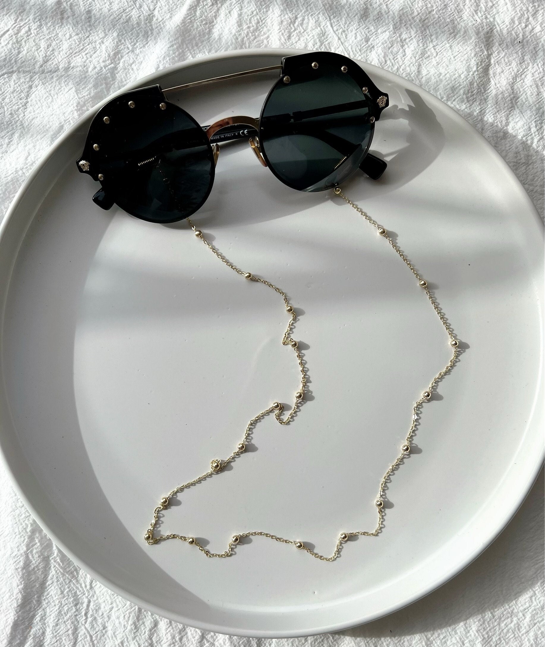 Gold Glasses Chain Gold Sunglasses Chain Laces for Etsy UK