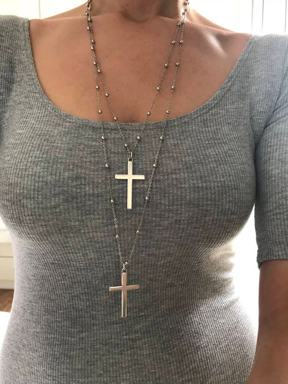 Long chain cheap with cross