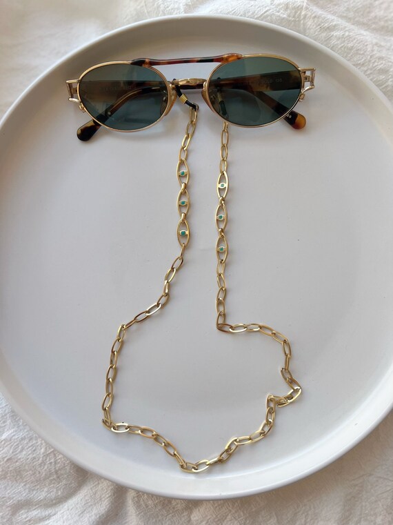 Glasses Chain, Gold Eyeglass Chain, Sunglasses Chain, Eyeglass Necklace,  Laces for Sunglasses, Glasses Holder. CHRISTI-LACES 