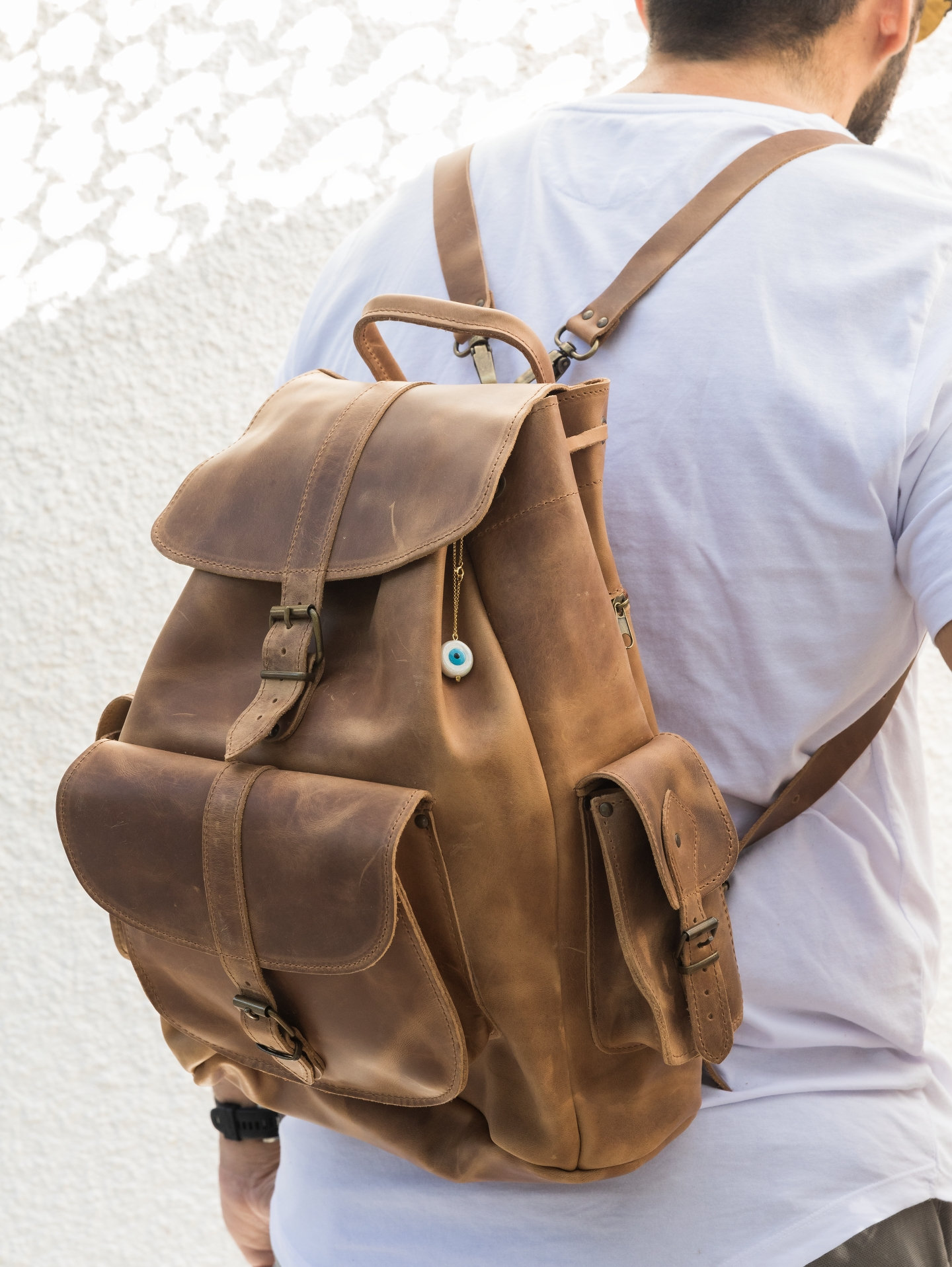 Mochila Mochila escolar Mochila de marrón Mochila de - Etsy España