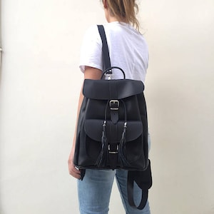 Handmade Backpack, Leather Backpack Women, College Backpack, Leather Rucksack, Made in Greece from Full Grain Leather,LARGE.