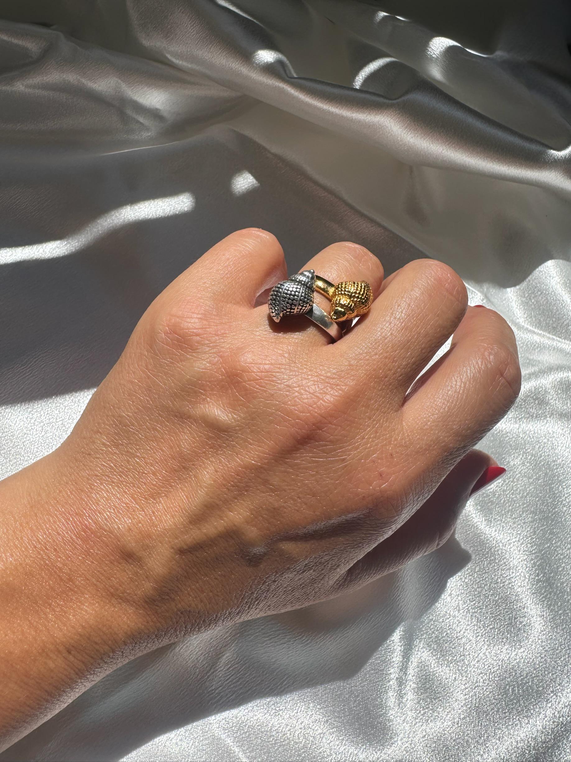 Anello a conchiglia – Gioielli da spiaggia per donna – Accessori