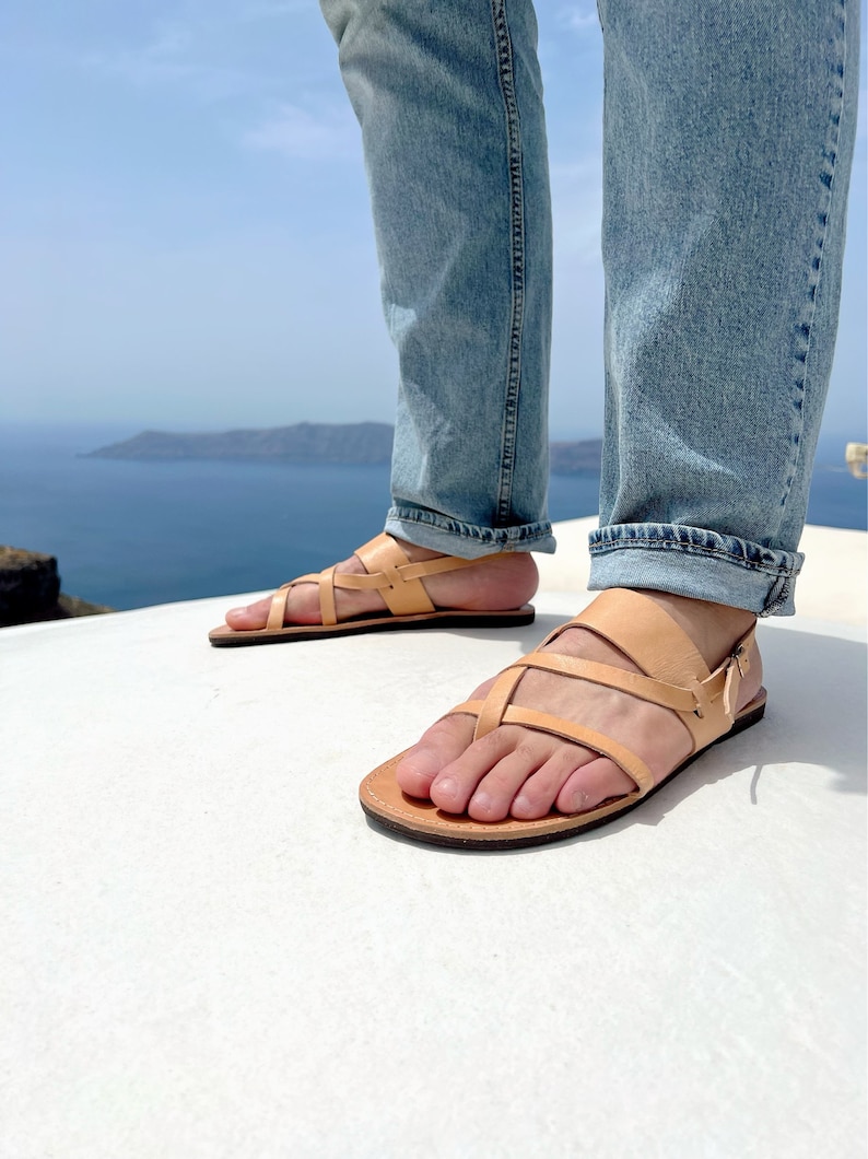mens sling back sandals