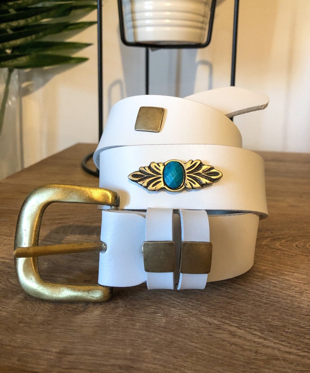 White Leather Belt Women Handmade Belt Gift for Her Made Etsy