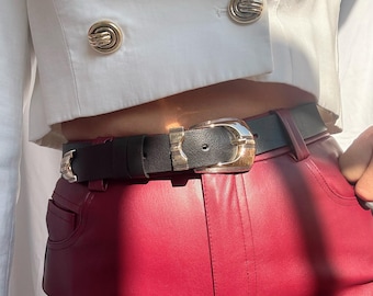 ゴールドバックルブラックベルト - ブラックベルト ゴールドバックル