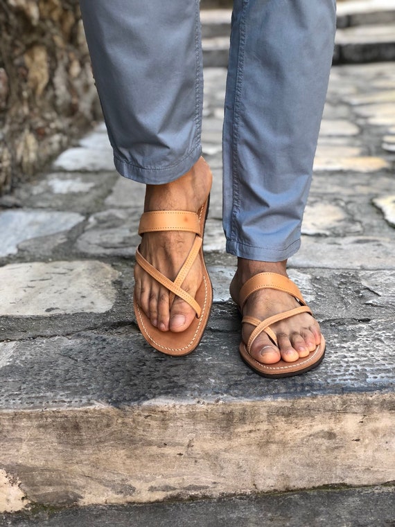 men in sandals