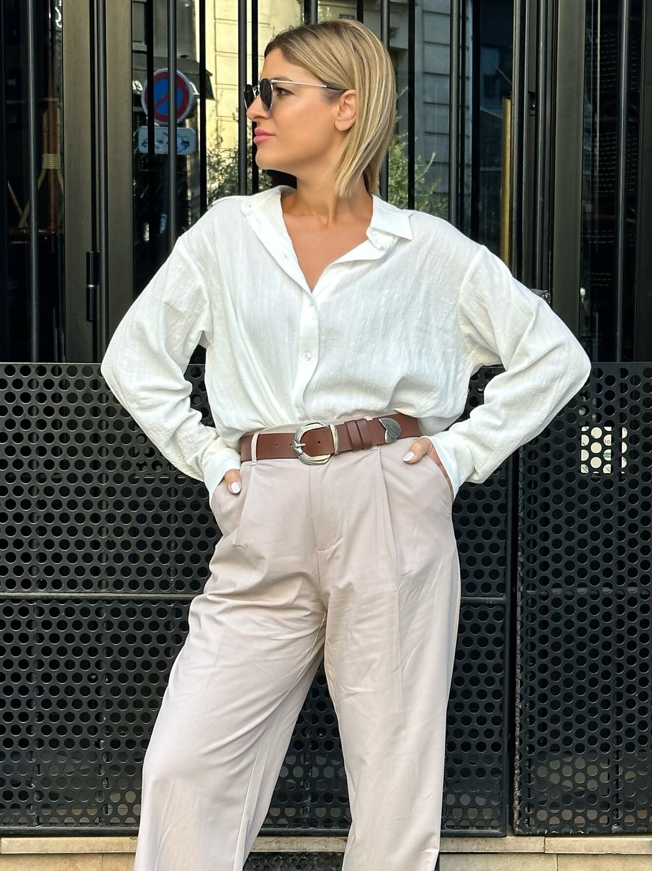 ladies brown belt