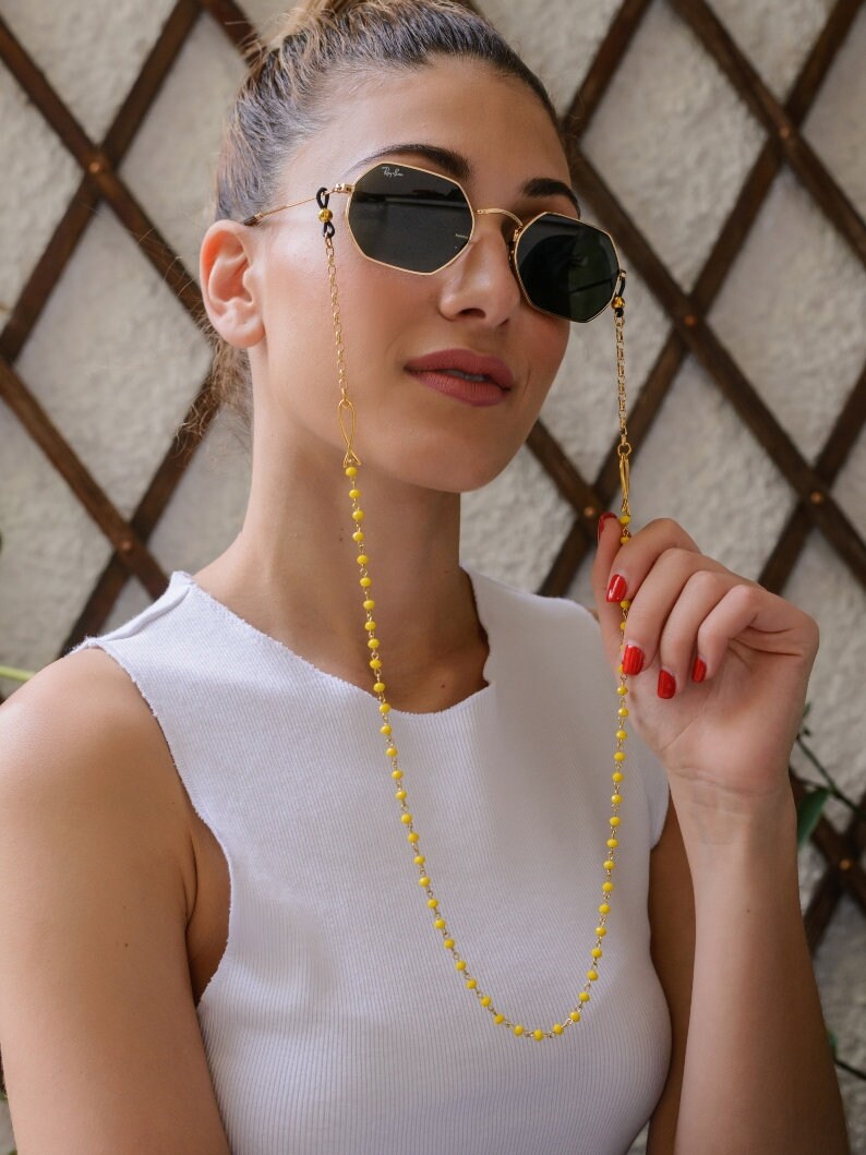 Eyeglasses Holder Gold Glasses Chain Sunglasses Chain Etsy