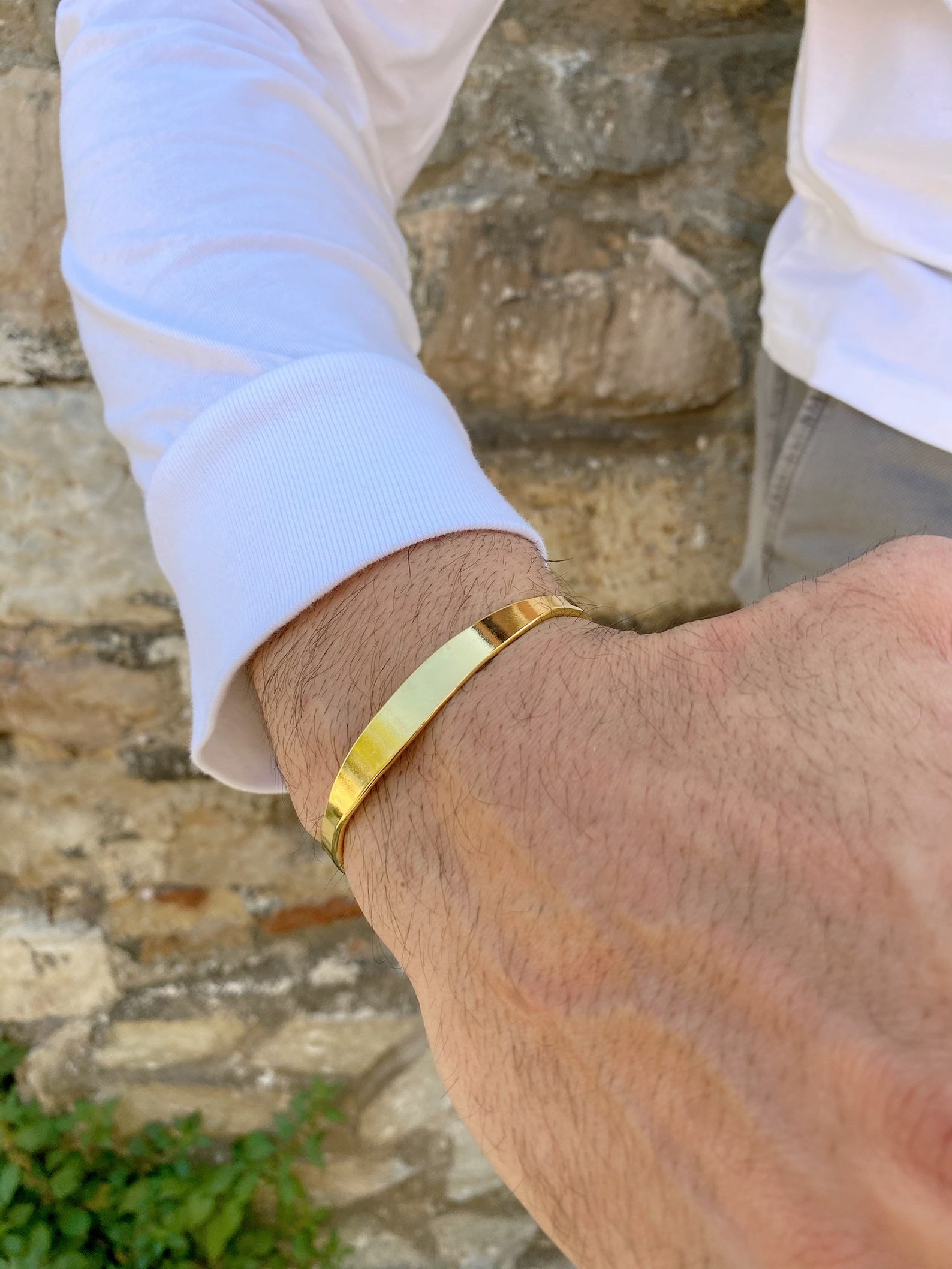 Men's Bracelet Gold Bangle Bracelet Bangle Bracelet Men Etsy