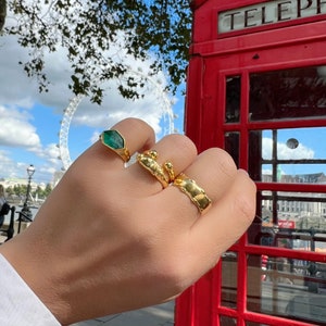 Women Rings Gold, Stacking Rings, Gold Rings, Adjustable Rings, Women Rings, Gift for Her, Made in Greece.